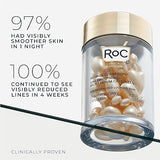 RoC Retinol Correxion Line Smoothing Night Serum, 30 Capsules
