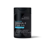 Sports Research Omega-3 Fish Oil 1250mg 30 Softgels - front of bottle