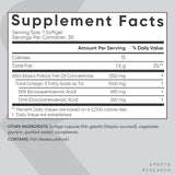 Sports Research Omega-3 Fish Oil 1250mg 30ct - product detail view