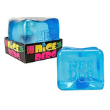 Schylling NeeDoh Niceberg - Sensory Squeeze Toy with Super Solid Squish - Giant 3.25" Blue Nice Cube (Pack of 1)