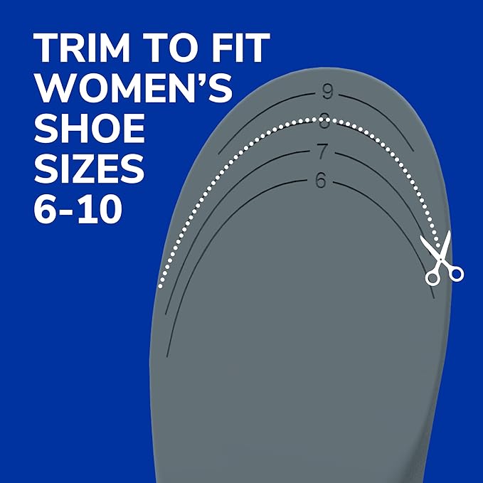 Dr. Scholl's Stabilizing Support Insole with Motion Control, Improves Posture, Arch Support and Balance (Women's 6-10)