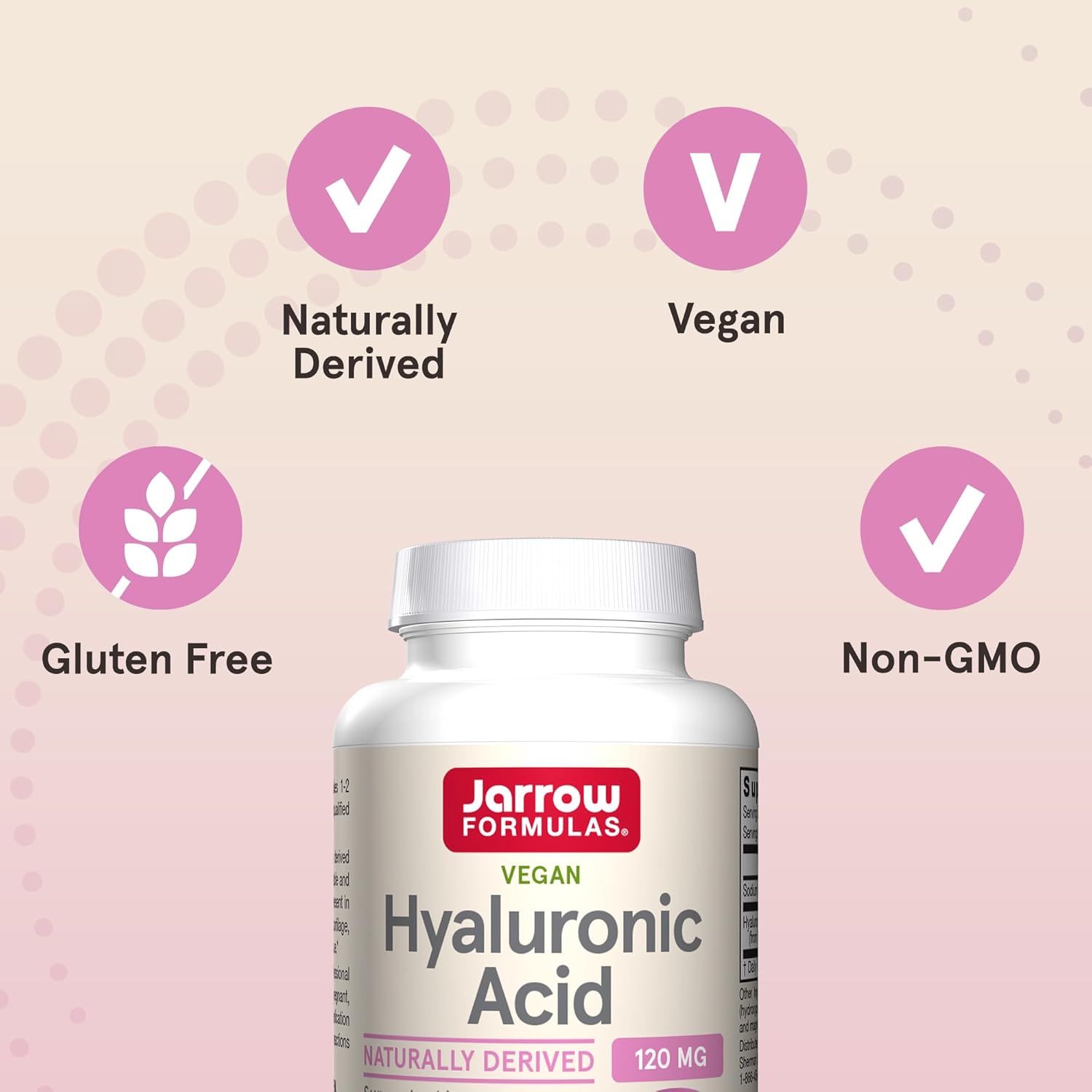 Jarrow Formulas, Hyaluronic Acid, 120 mg, 120 Veggie Caps Brand: Jarrow