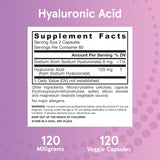 Jarrow Formulas, Hyaluronic Acid, 120 mg, 120 Veggie Caps Brand: Jarrow