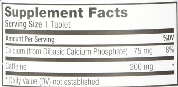ProLab Caffeine Pills 100 tablets 200mg