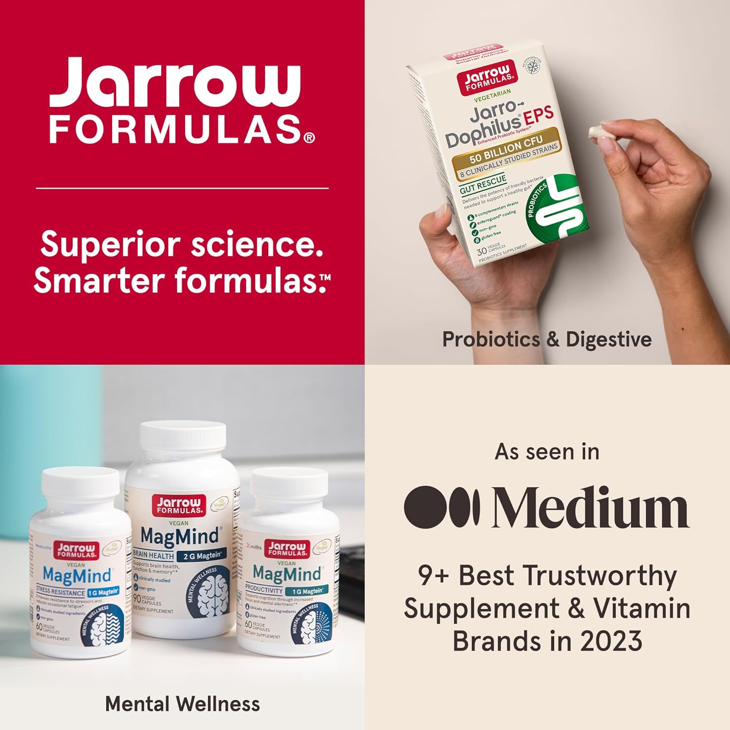 Jarrow Formulas, Taurine, 1000 mg, 100 Capsules