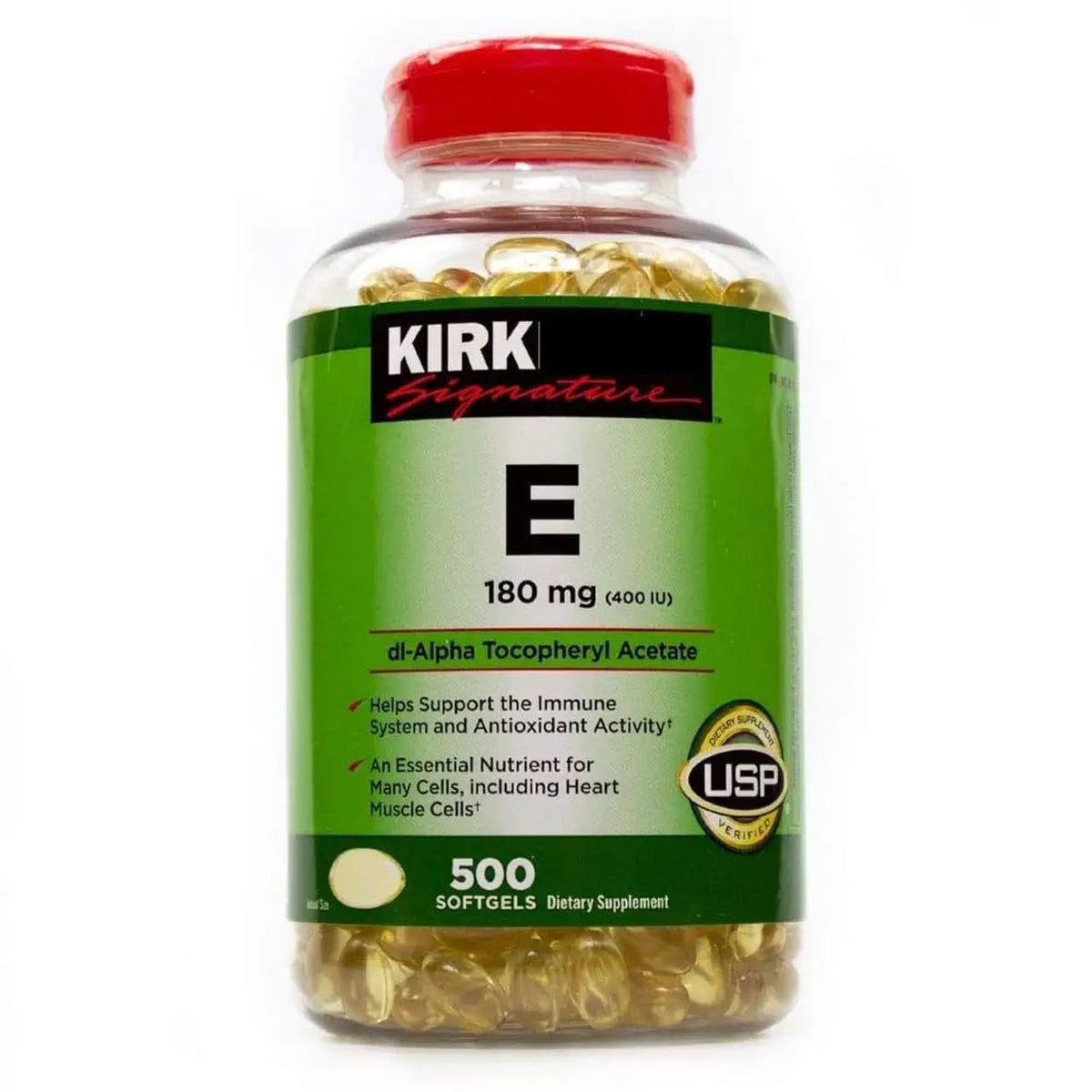 kirkland vitamin e 180 mg 400 iu 500 softgels