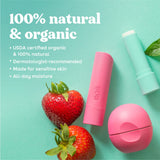 EOS Lip Balm Smooth Sphere, Strawberry Sorbet - 0.25 Oz