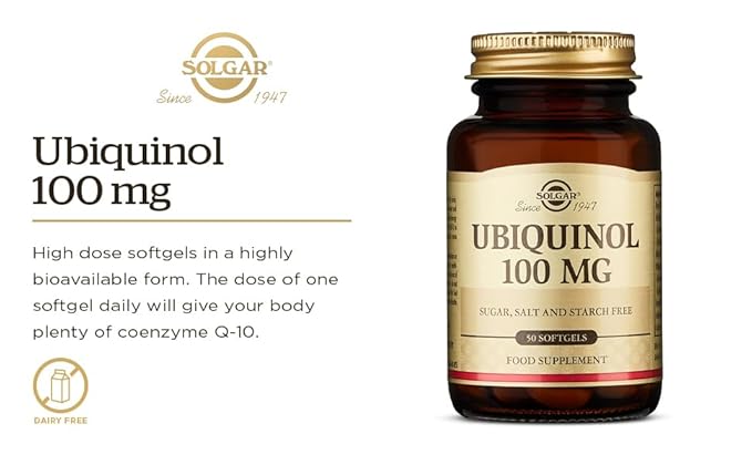 Solgar, Ubiquinol (Reduced CoQ10), 100 mg, 50 Softgels