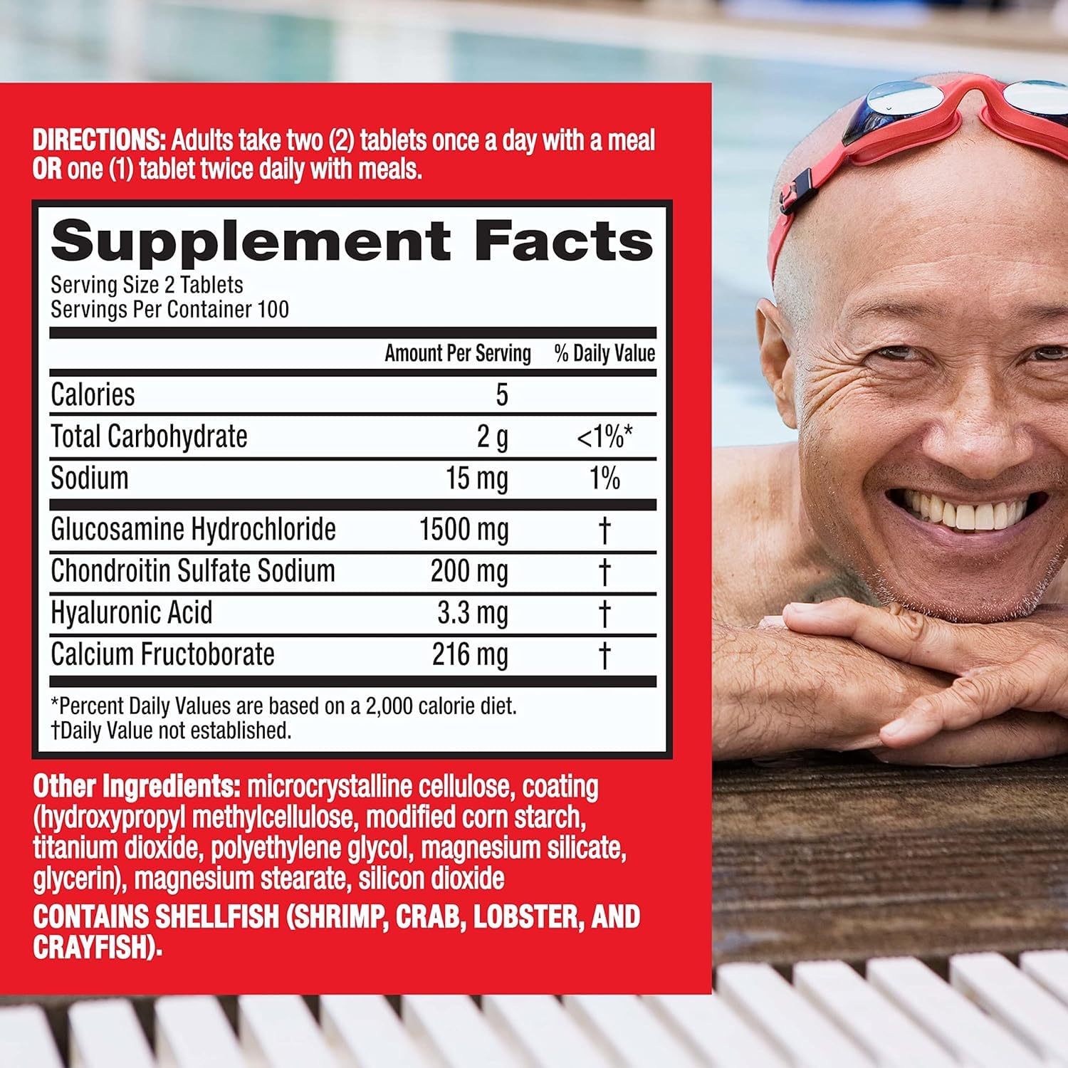 Move Free Glucosamine and Chondroitin Supplement 200 Tablets