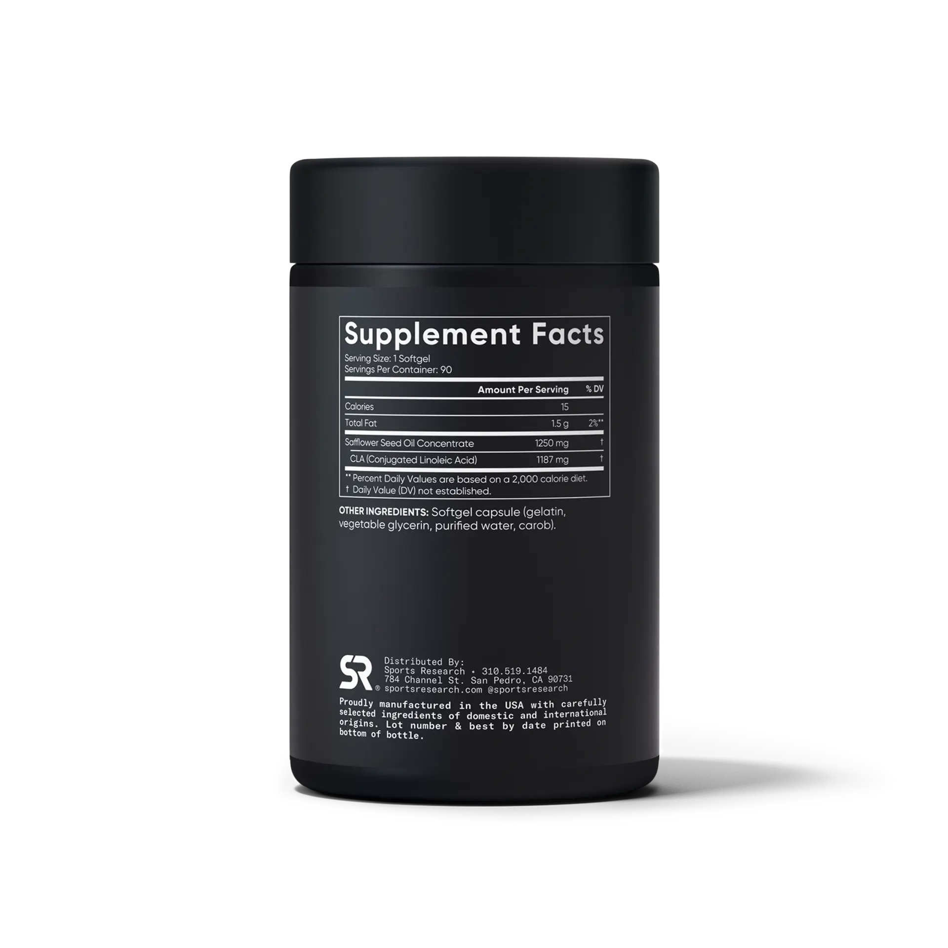 Sports Research CLA 1250mg 90ct - additional product view
