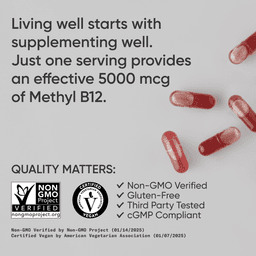 Sports Research Methyl B12 5000mcg 120ct - additional product view