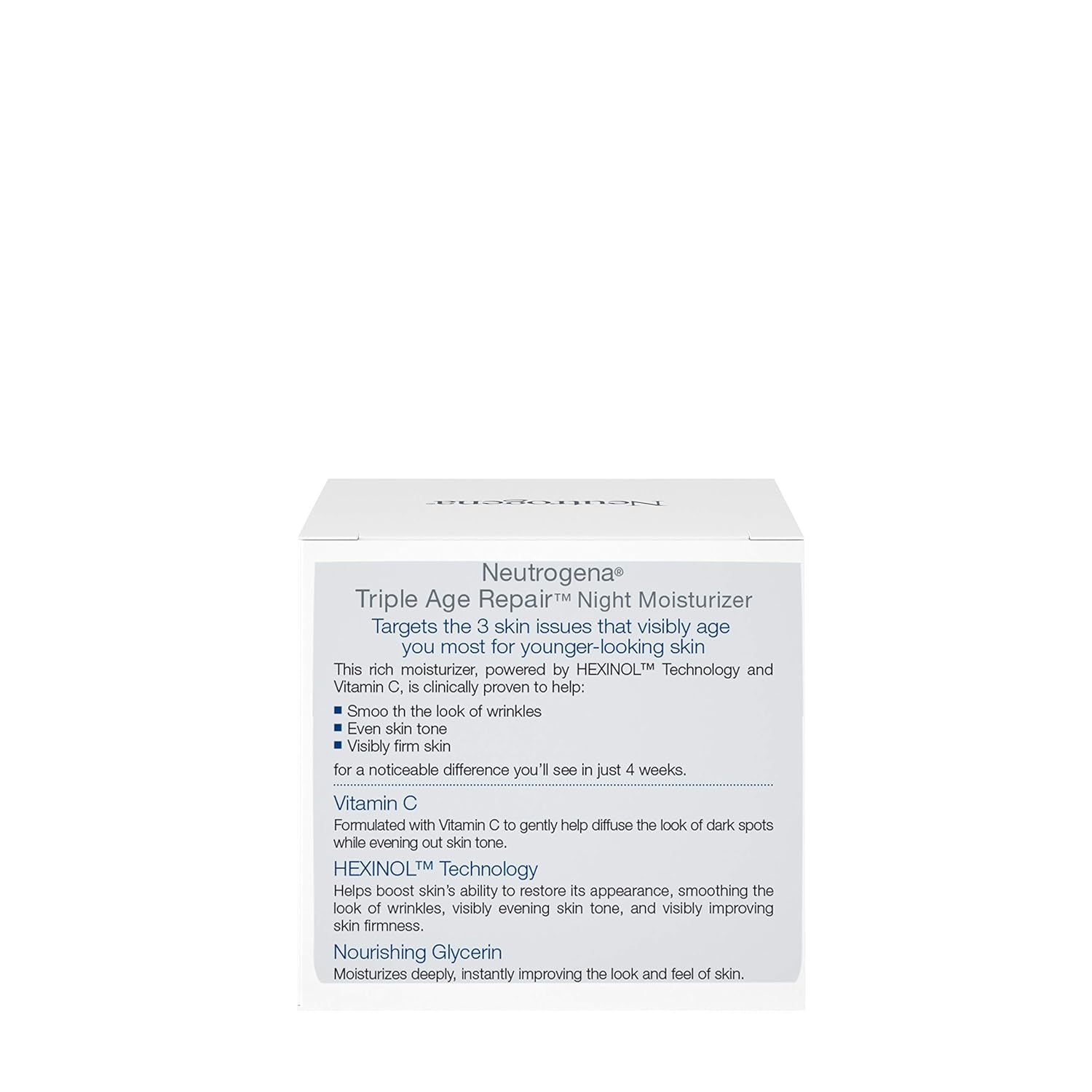 Neutrogena Triple Age Repair Night Moisturizer Cream 48.2G (Pack Of 1)