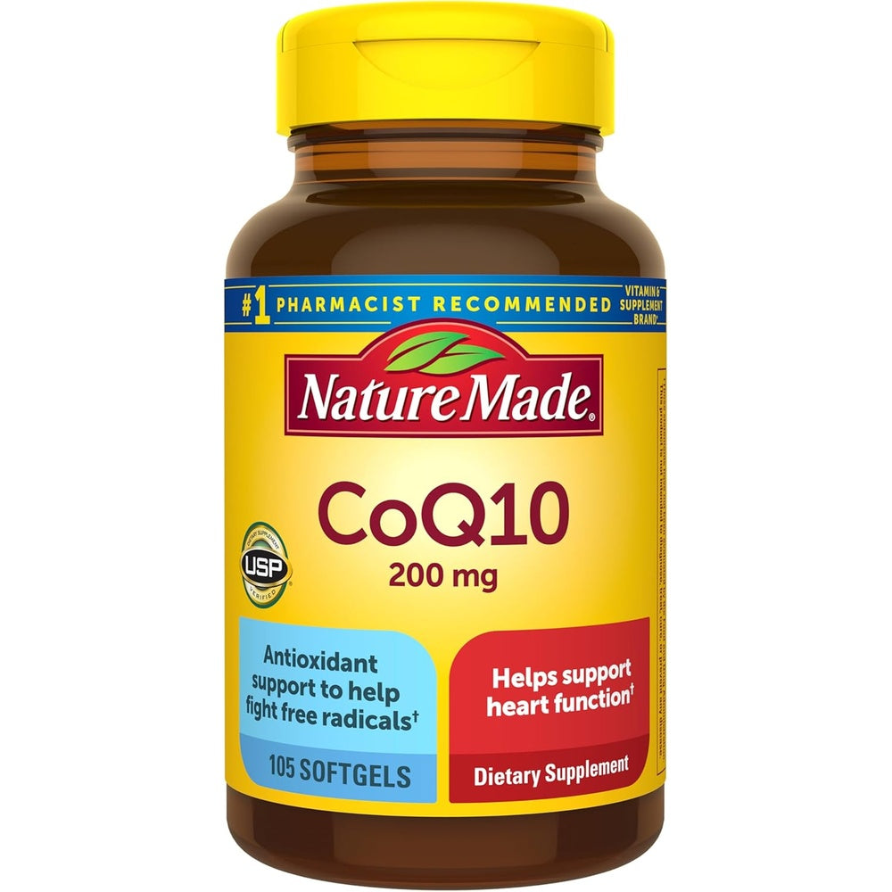 Nature Made CoQ10 200mg, 105 Softgels