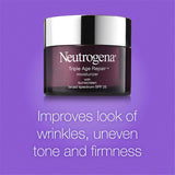 Neutrogena Triple Age Repair Anti Wrinkle Daily Facial Cream Moisturizer With Vitamin C And Spf 25, 48 G
