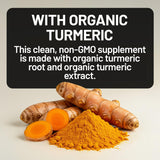 NatureWise ORGANIC Curcumin Tumeric 1650mg,180 caps with 95% Curcuminoids for Cardiovascular Support & Healthy Joints with Advanced Absorption