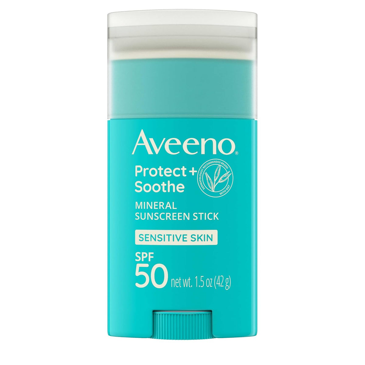 Aveeno Protect + Smooth Mineral Sunscreen Stick SPF 50, 1.5 oz