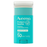 Aveeno Protect + Smooth Mineral Sunscreen Stick SPF 50, 1.5 oz