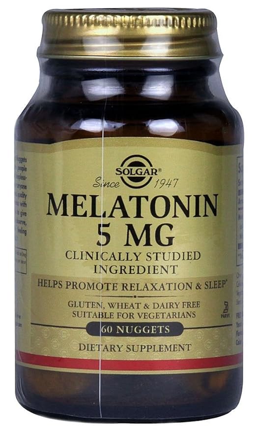 Solgar Melatonin - 5 mg - 60 Nuggets