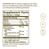 Solgar Omega-3 950mg 50ct - additional product view