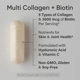 Sports Research Biotin-Infused Collagen Peptides Complex, 90 Capsules