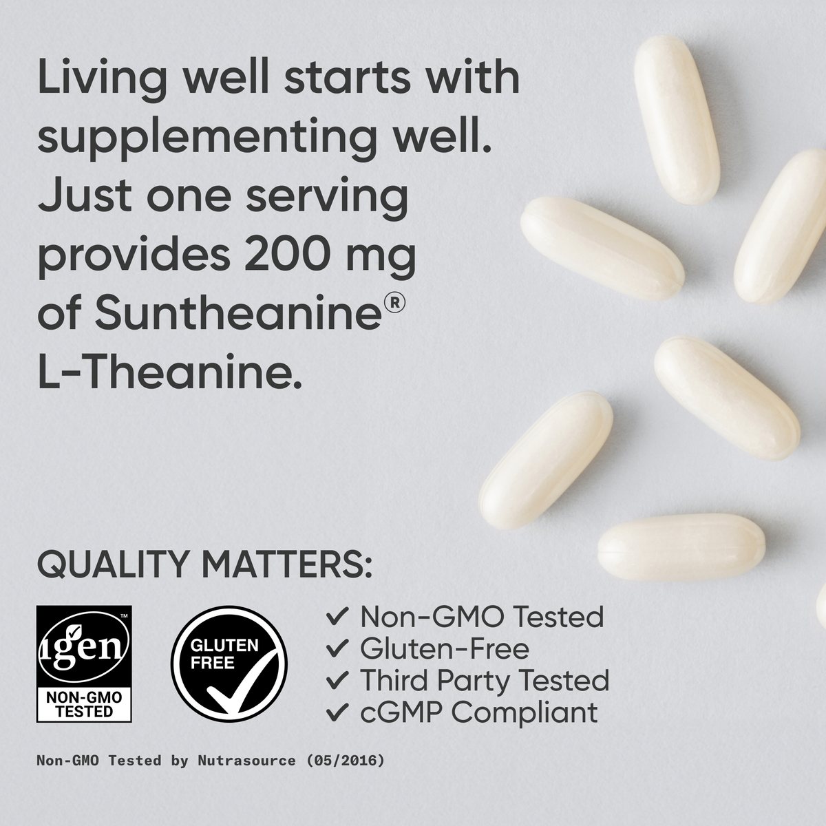 Sports Research L-Theanine - dosage information