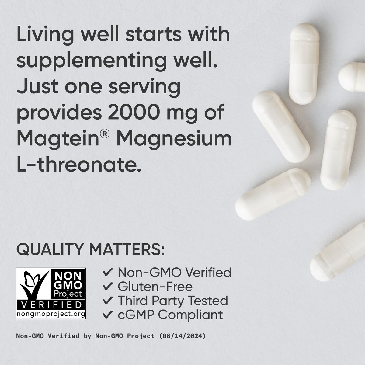 Sports Research Magnesium L-Threonate - dosage information