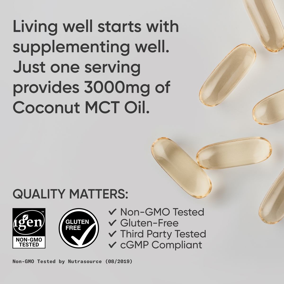 Sports Research MCT Oil - dosage information