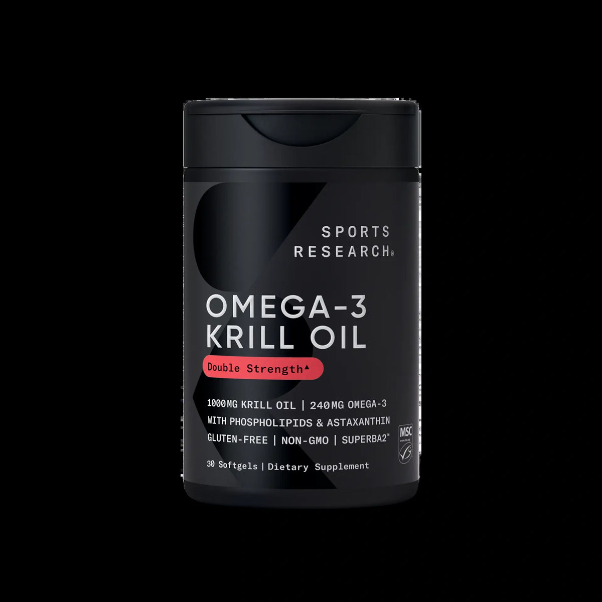 Sports Research Omega-3 Krill Oil 1000mg, 30 Softgels