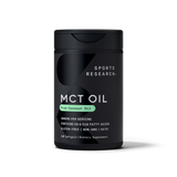 Sports Research MCT Oil 3000mg 120 Softgels - front of bottle