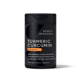 Sports Research Turmeric Curcumin 500mg 60 Softgels - front of bottle