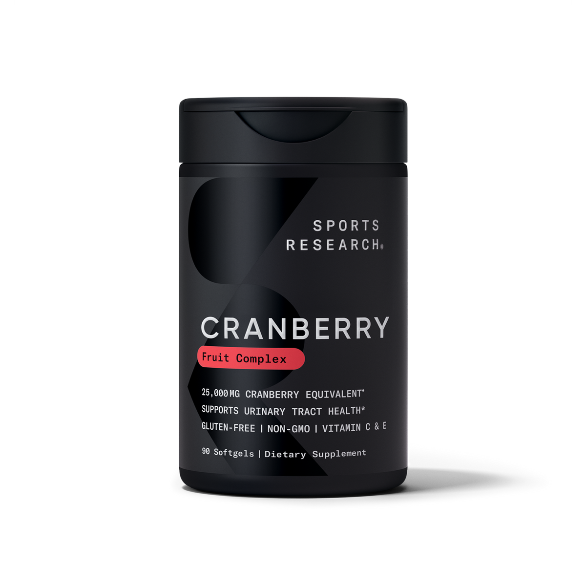 Sports Research Cranberry Concentrate 90 Softgels - front view