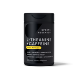 Sports Research L-Theanine + Caffeine 60ct - front of bottle