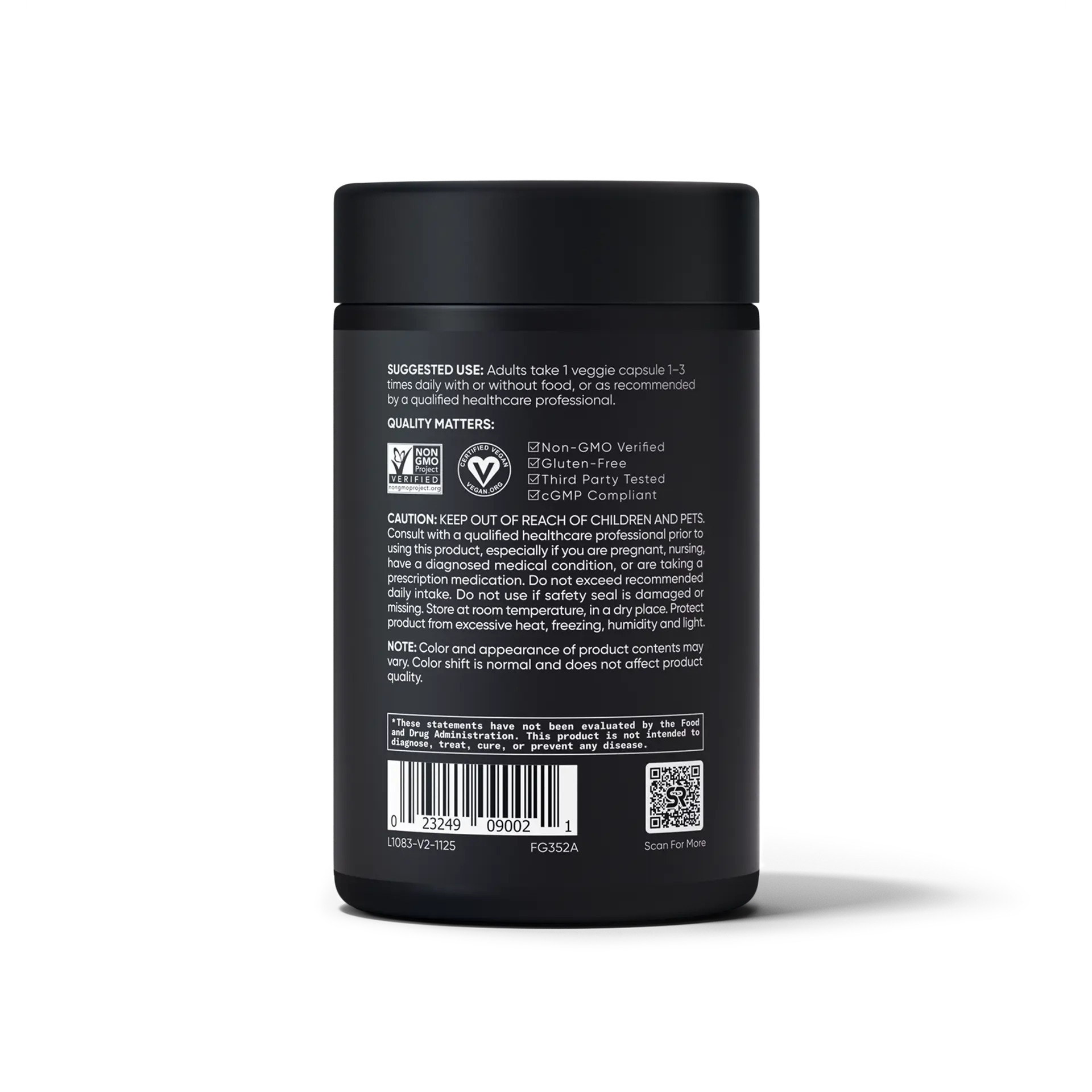 Sports Research Vitamin C 1000mg 240ct - left angle view