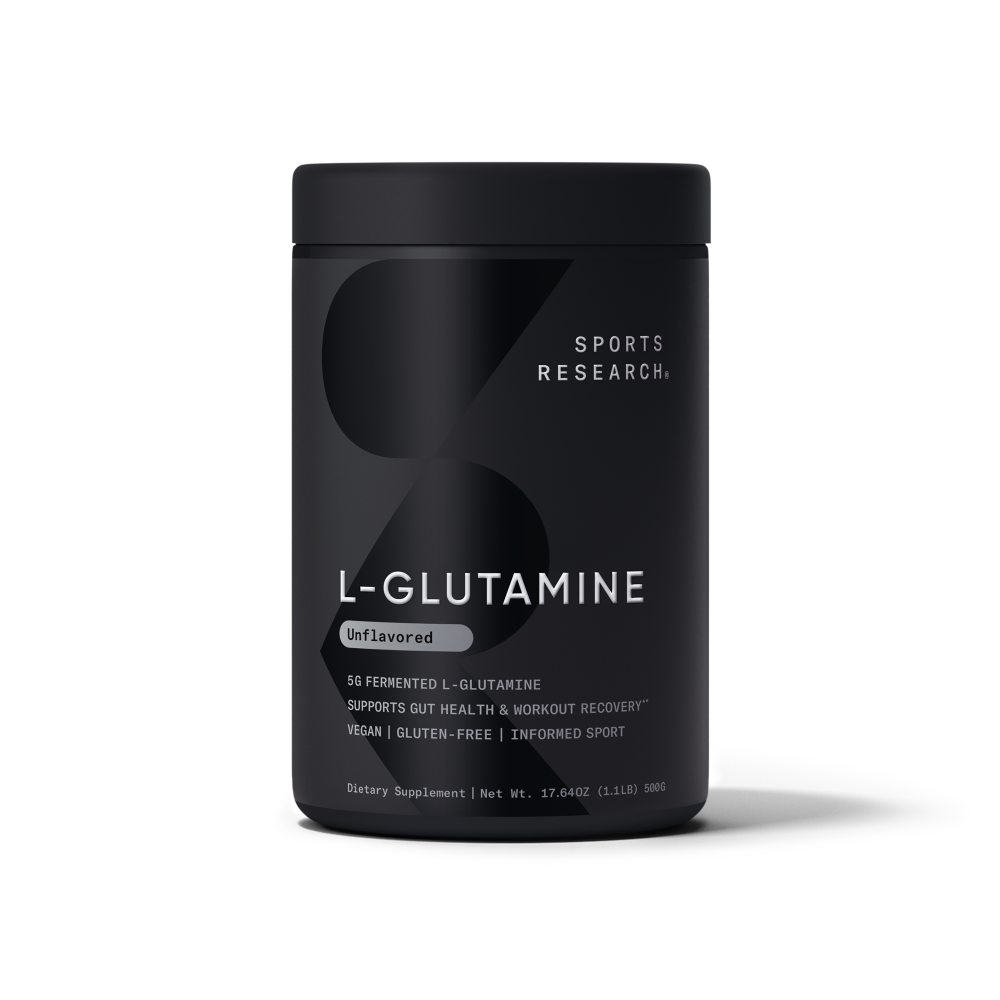 Sports Research L-Glutamine 17.64 oz - front of container