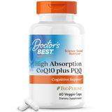 Doctor's Best, CoQ10 Plus PQQ, 60 Veggie Caps