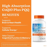 Doctor's Best, CoQ10 Plus PQQ, 60 Veggie Caps