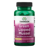Swanson Green Lipped Mussel 500mg 60ct - front of bottle