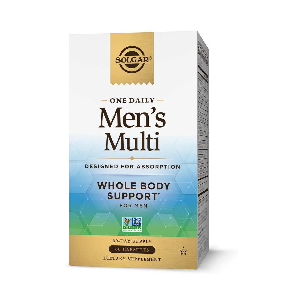 Solgar Mens Multi 60 tablets front of bottle
