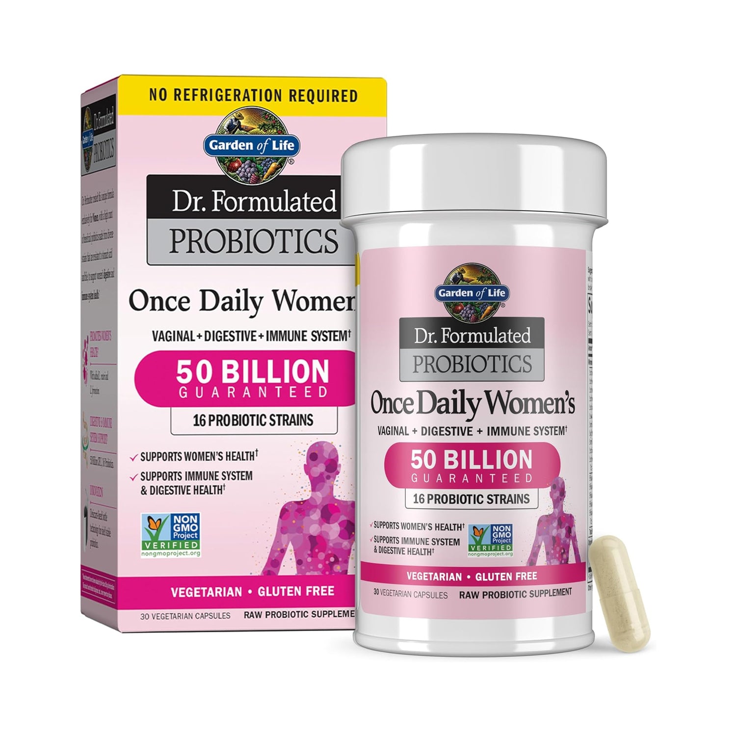 Garden of Life Once Daily Women's Probiotic 30ct - front of box