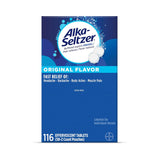 Alka-Seltzer Original Effervescent Tablets 116ct - front of box