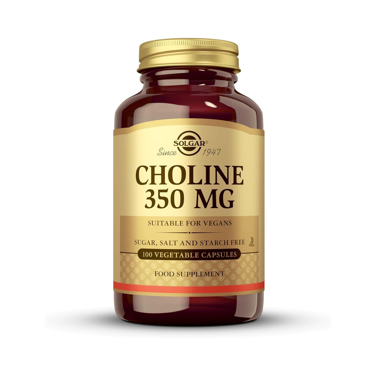 Solgar Choline 350mg 100ct - front of bottle
