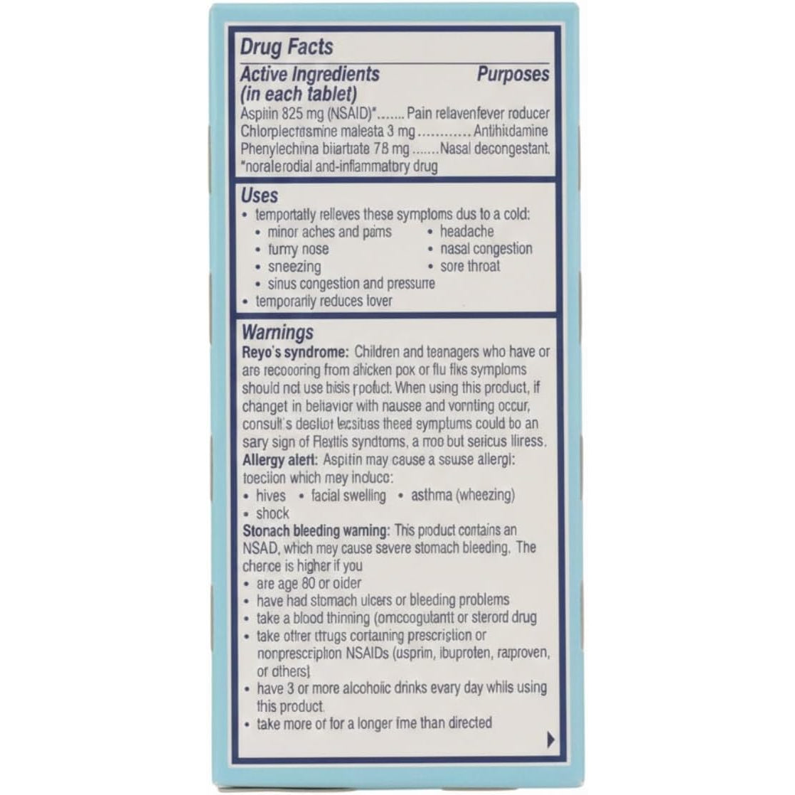 Alka-Seltzer Plus Severe Cold Sparkling Original 36ct - product detail