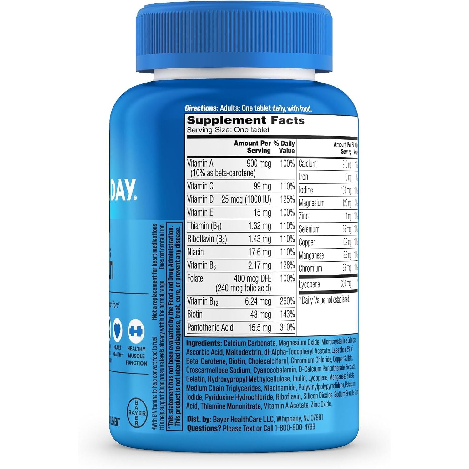 One A Day Men's 50 Plus Healthy Advantage Multivitamin 100ct - product detail