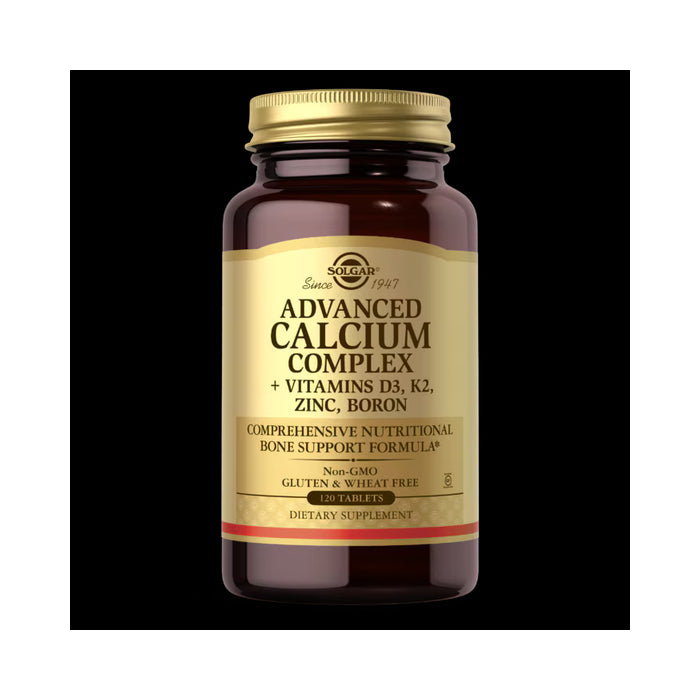 Solgar Advanced Calcium Complex 120ct - front of bottle