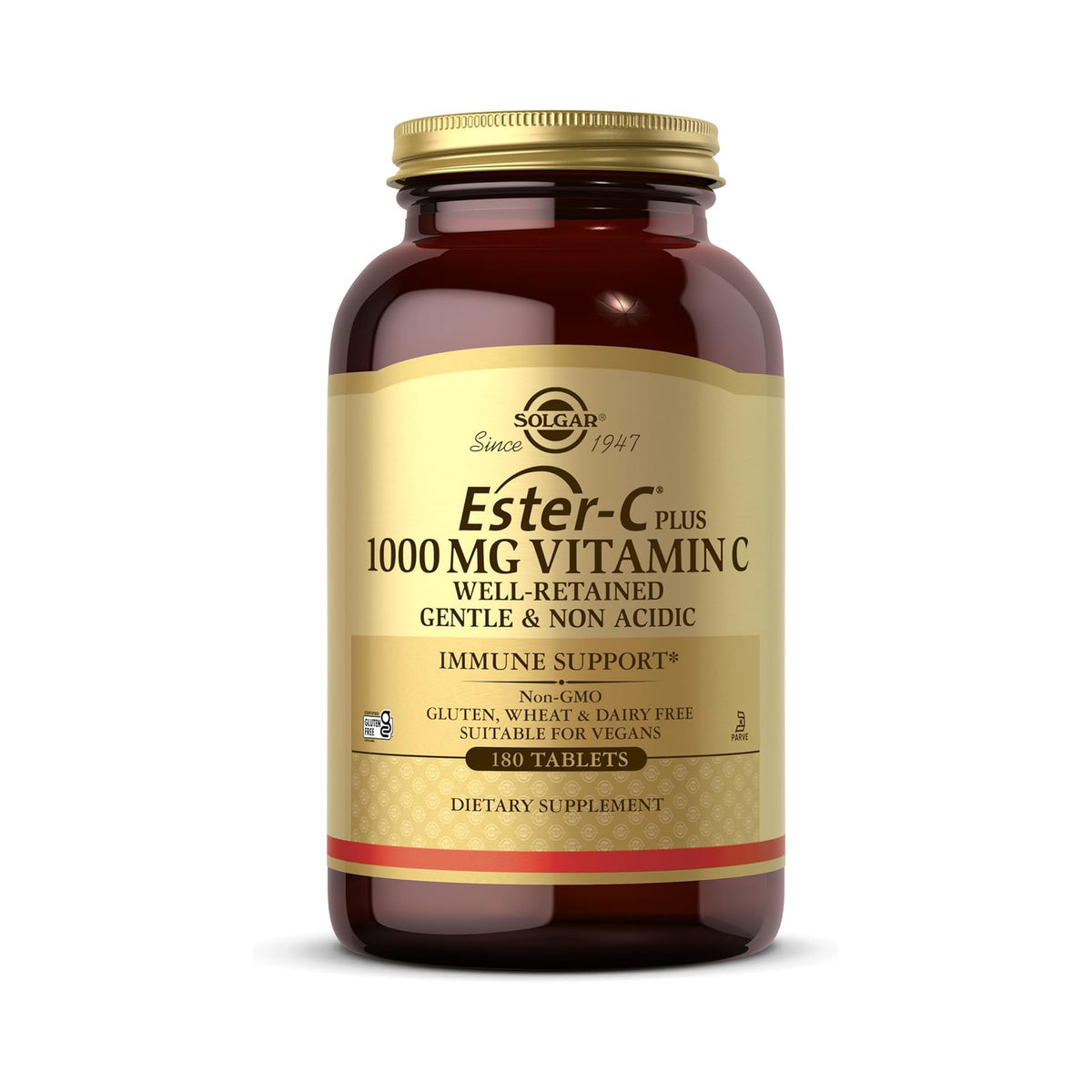 Solgar Ester-C 1000mg 180ct - front of bottle