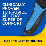 Dr. Scholl's Comfort And Energy Work Insoles For Men, 1 Pair, Size 8-14
