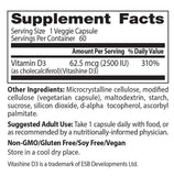 Doctors Best Vegan D3 2500  Iu 60 tablets