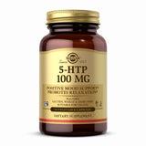 Solgar 5-HTP 100 mg, 90 Vegetable Capsules - Promotes Relaxation - Positive Mood & Stress Support - Non-GMO, Vegan, Gluten Free, Dairy Free, Kosher, Halal - 90 Servings