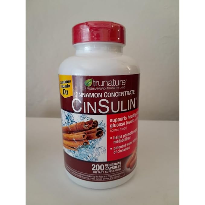 Trunature Cinnamon Concentrate Cinsulin 200 Vegetarian Capsule