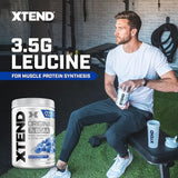 Xtend Bcaas Powder For Adults(Pre-Workout, 7G Bcaas, 0G Carbs,Sugar & Calories, 3.5 Leucine, 2.5G L-Glutamine, 1G Citrulline Malate) - 402 Gm, 30 Servings (Blue Raspberry)